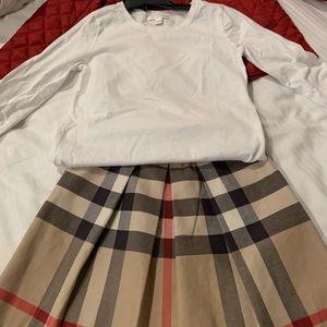 Burberry bundle outfit and shoes. Barely used